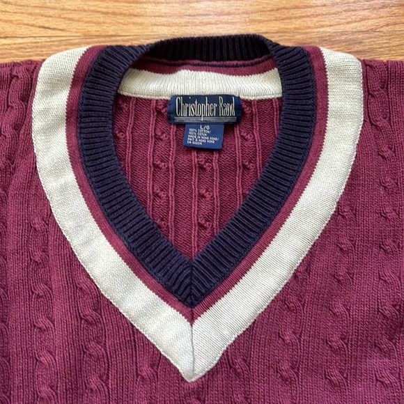 Vintage Chrisopher Rand Sweater / Large / 90s - Picture 2 of 6